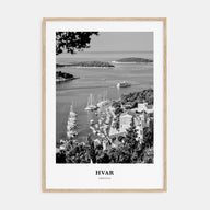 Hvar Portrait B&W Poster