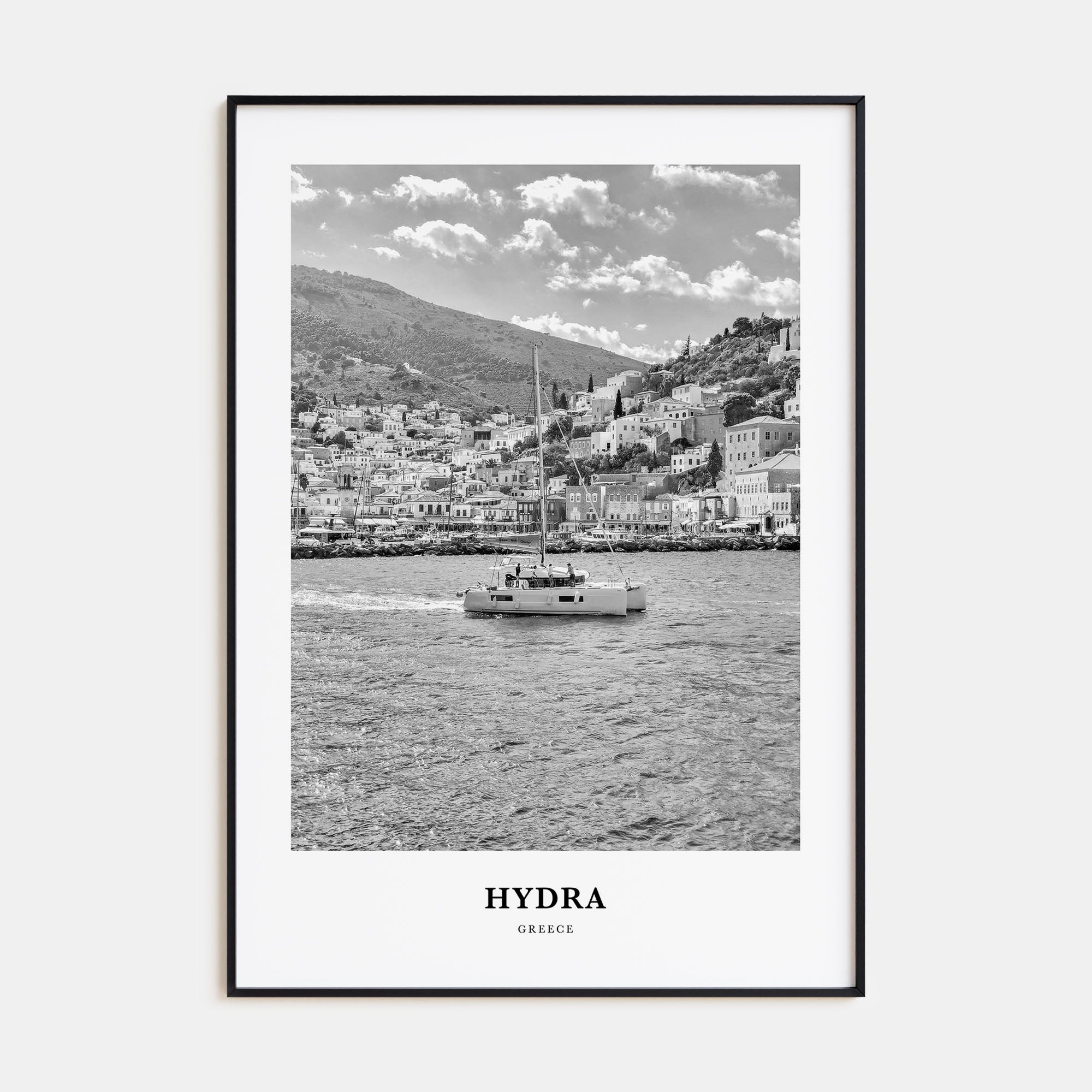 Hydra Portrait B&W Poster