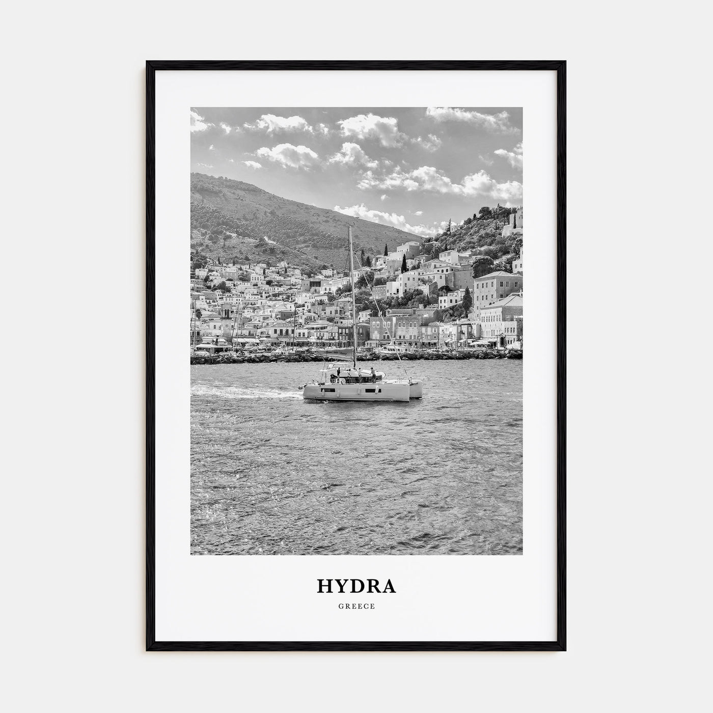 Hydra Portrait B&W Poster