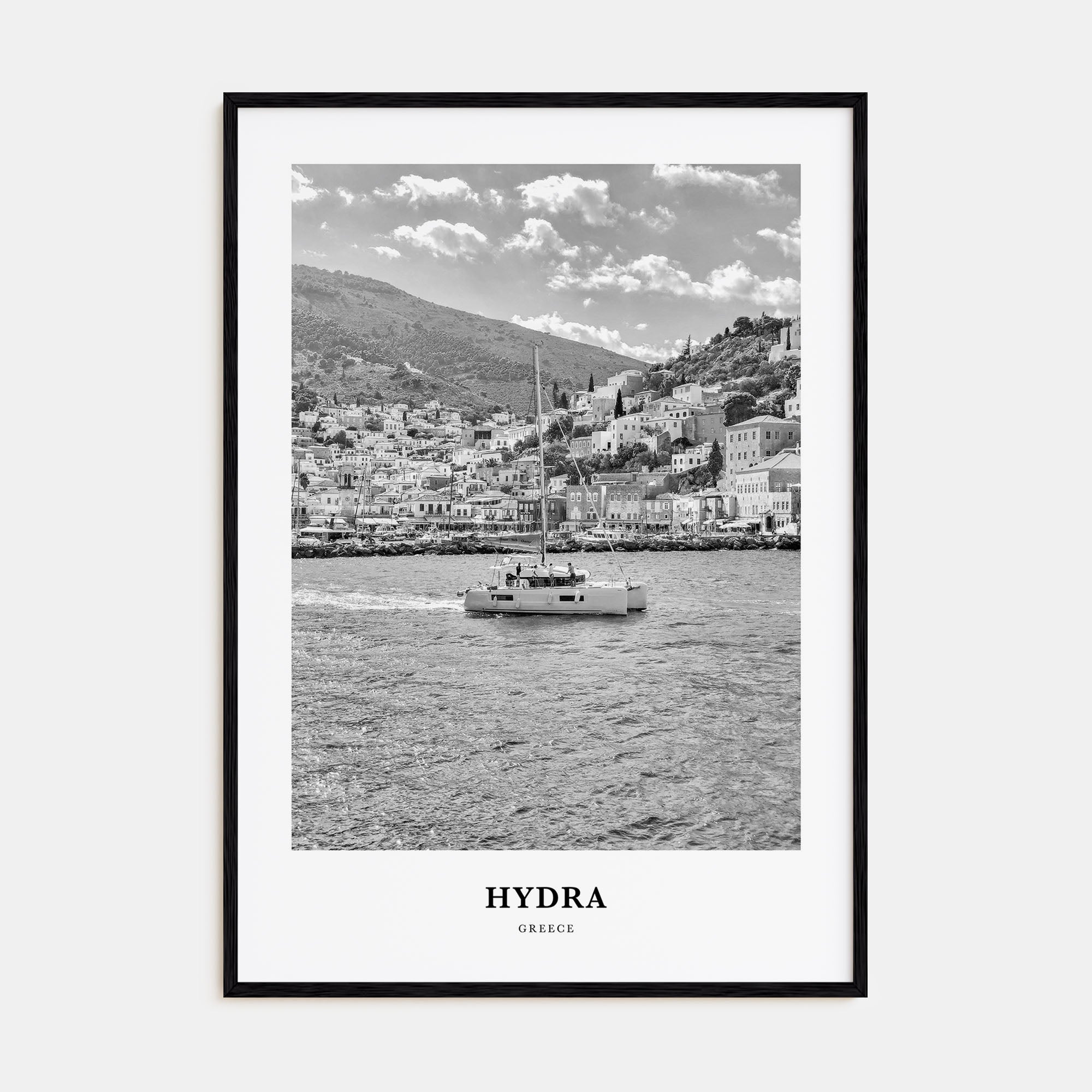 Hydra Portrait B&W Poster