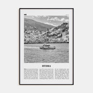 Hydra Travel B&W Poster