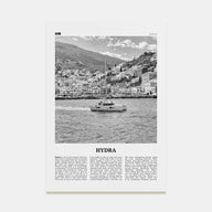 Hydra Travel B&W Poster