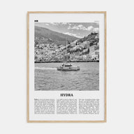 Hydra Travel B&W Poster
