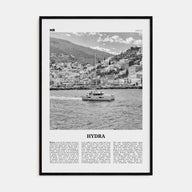 Hydra Travel B&W Poster