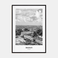 Ibadan Portrait B&W Poster