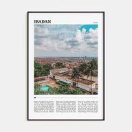 Ibadan Travel Color Poster