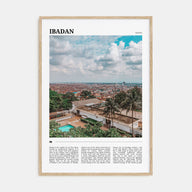 Ibadan Travel Color Poster