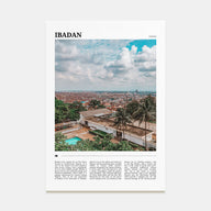Ibadan Travel Color Poster