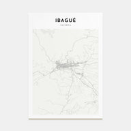 Ibagué Map Portrait Poster