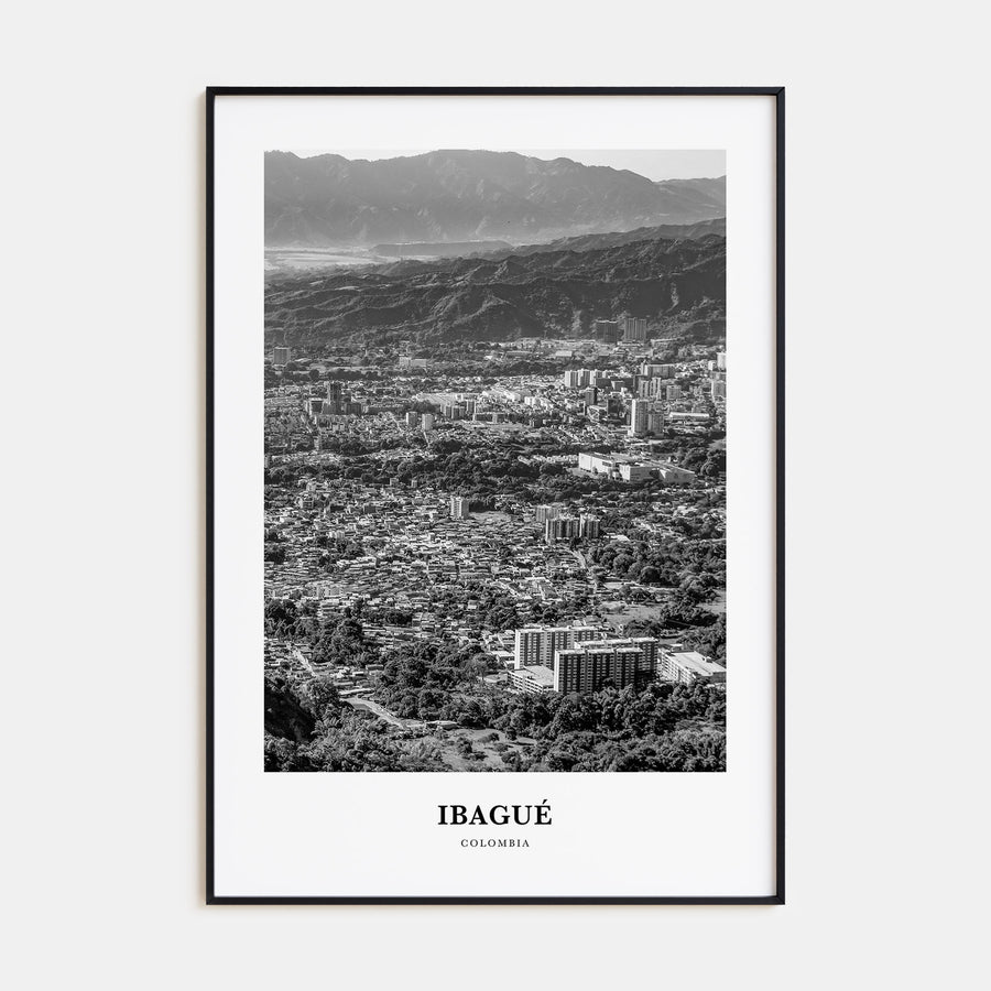 Ibagué Portrait B&W Poster