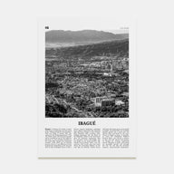 Ibagué Travel B&W Poster