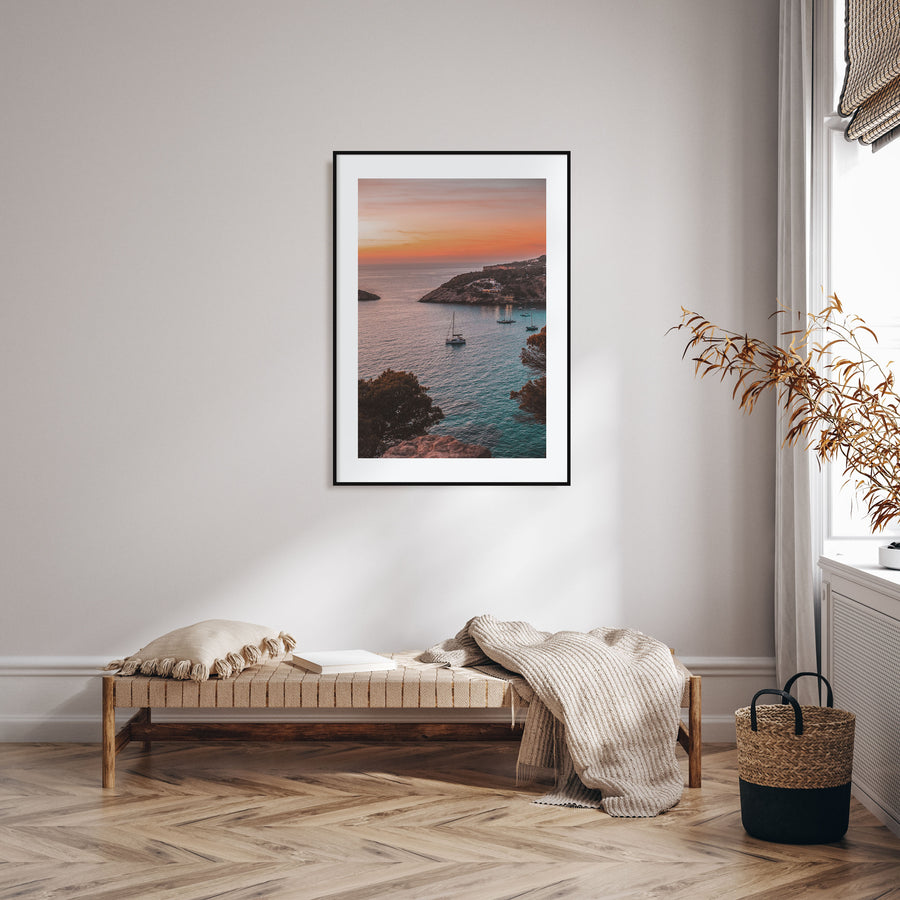Ibiza Photo Color Poster