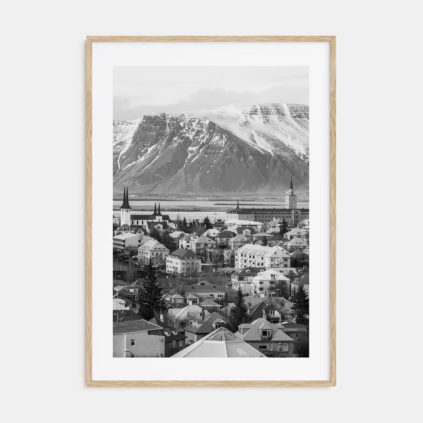Iceland Photo B&W Poster