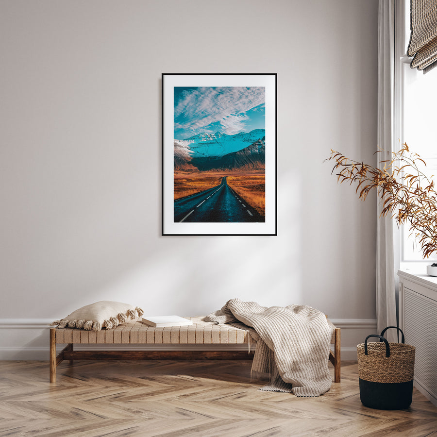 Iceland Photo Color Poster