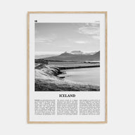 Iceland Travel B&W No 2 Poster