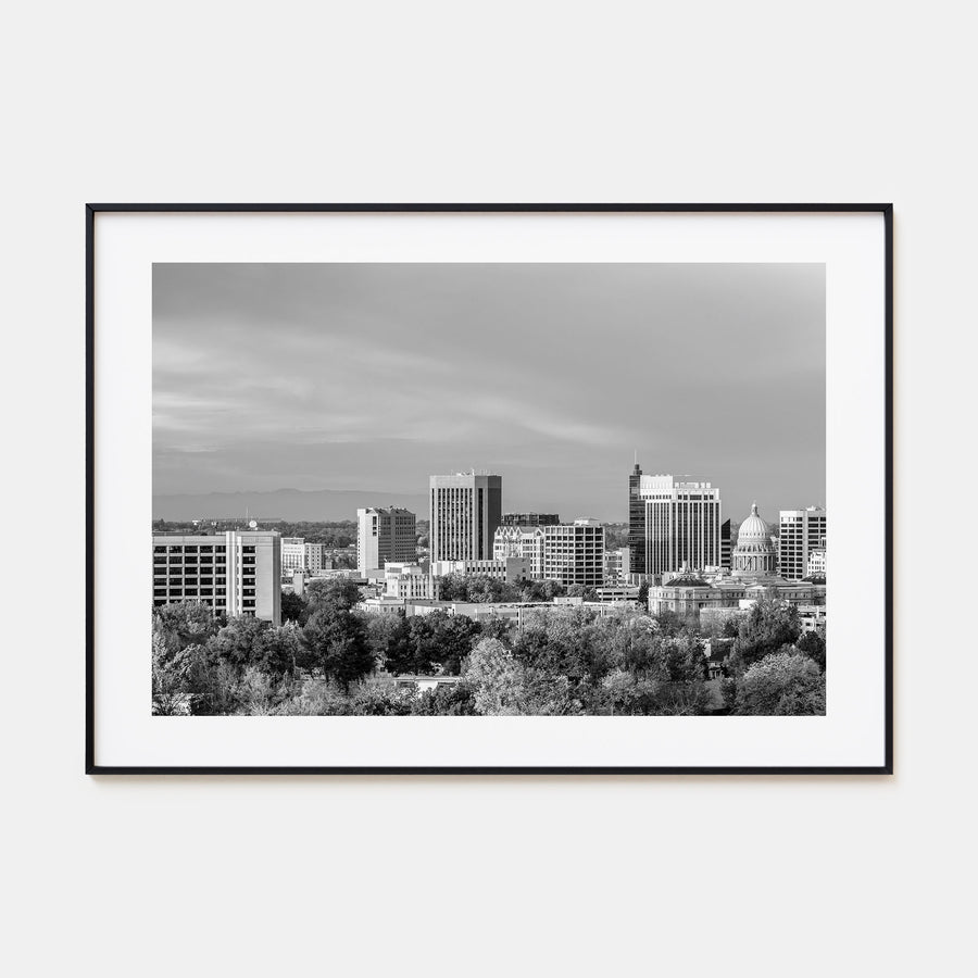 Idaho Landscape B&W Poster
