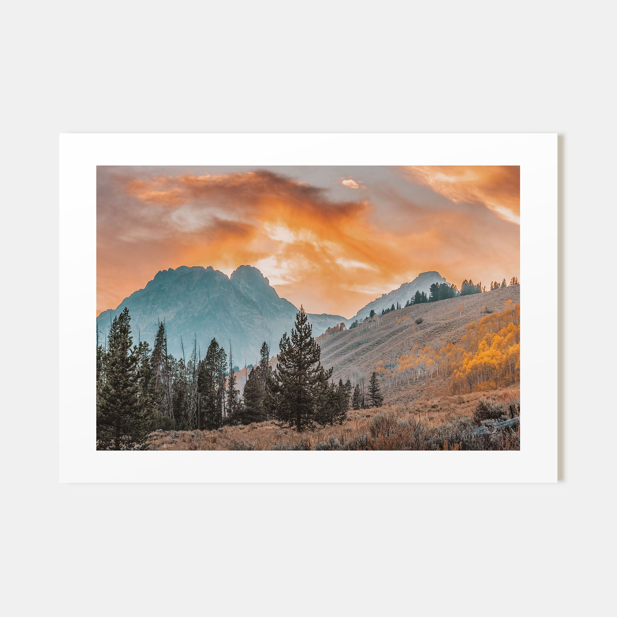 Idaho Landscape Color Poster