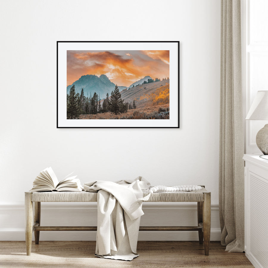 Idaho Landscape Color Poster