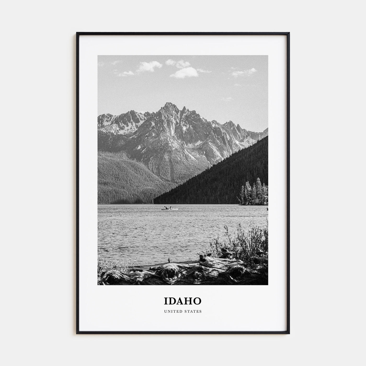 Idaho Portrait B&W No 1 Poster
