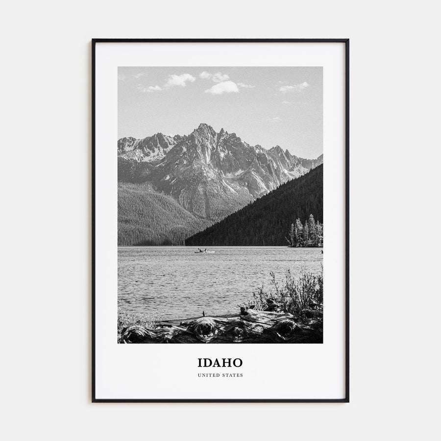 Idaho Portrait B&W No 1 Poster