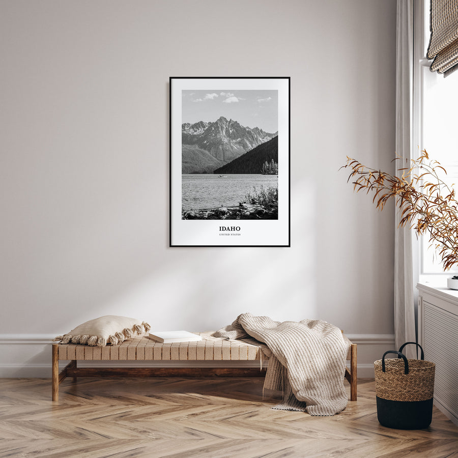 Idaho Portrait B&W No 1 Poster