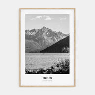 Idaho Portrait B&W No 1 Poster