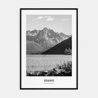 Idaho Portrait B&W No 1 Poster