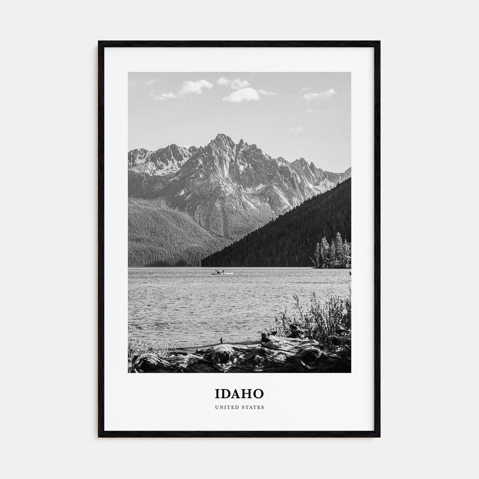 Idaho Portrait B&W No 1 Poster