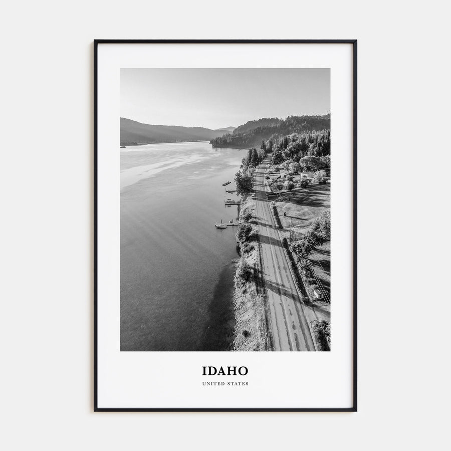 Idaho Portrait B&W No 2 Poster