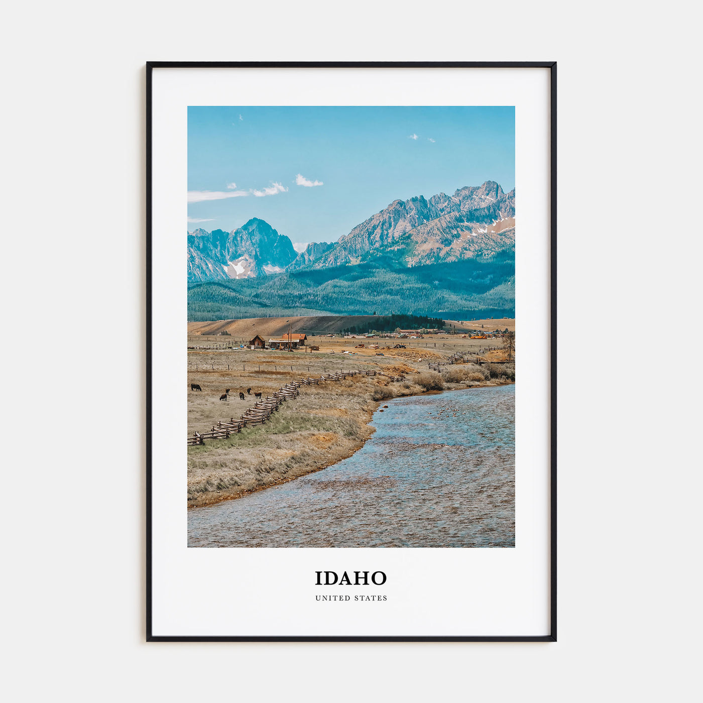 Idaho Portrait Color No 2 Poster