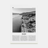 Idaho Travel B&W No 3 Poster