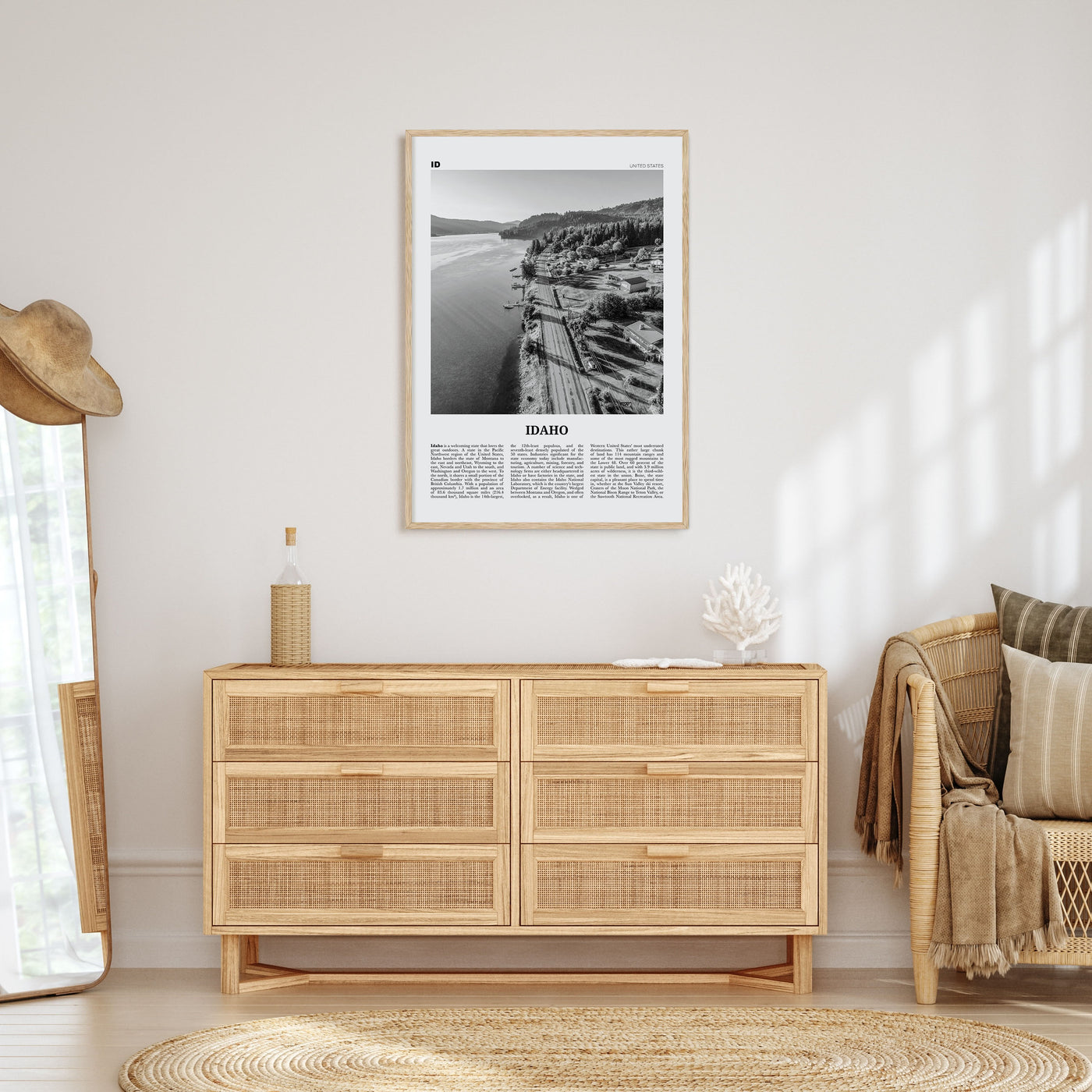 Idaho Travel B&W No 3 Poster