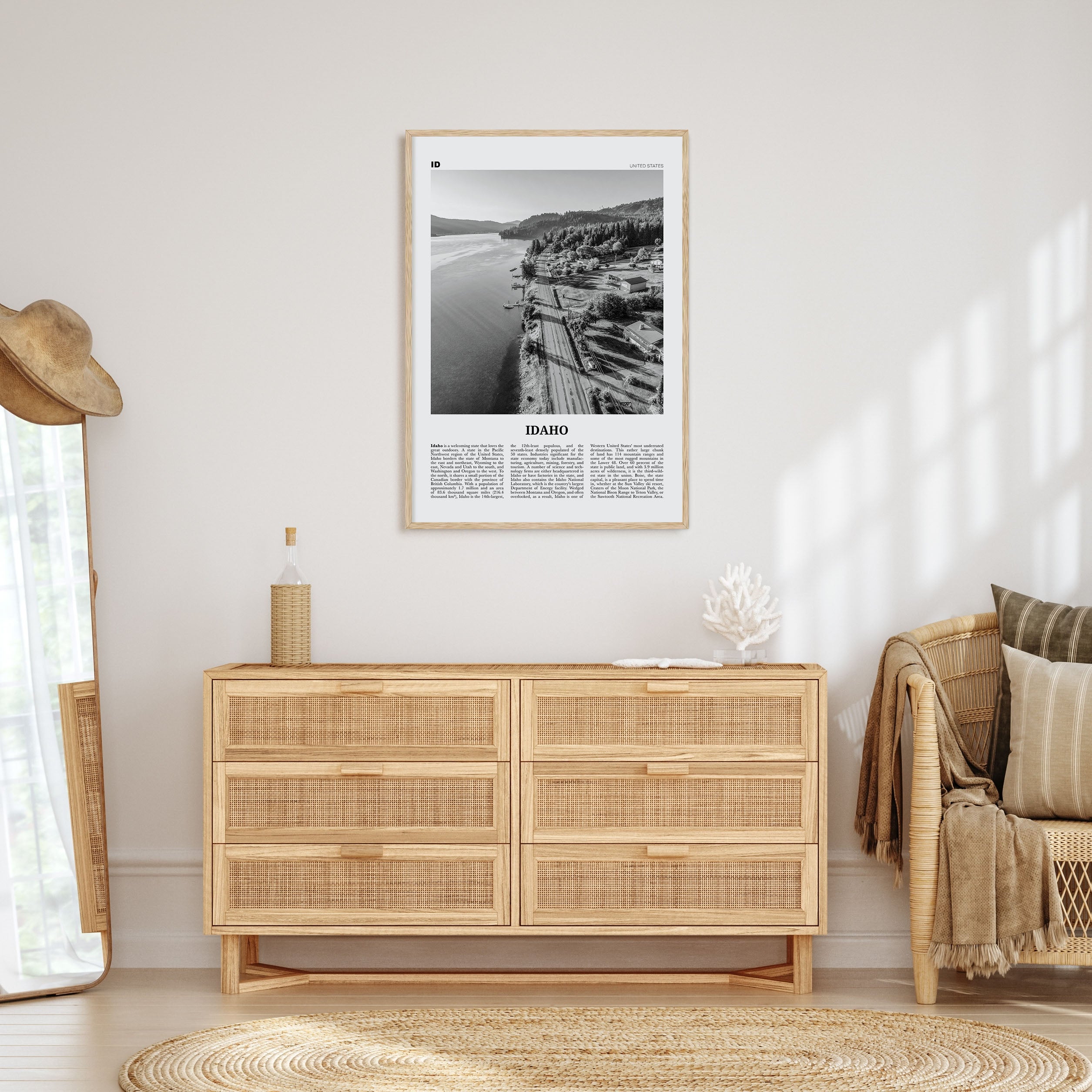 Idaho Travel B&W No 3 Poster