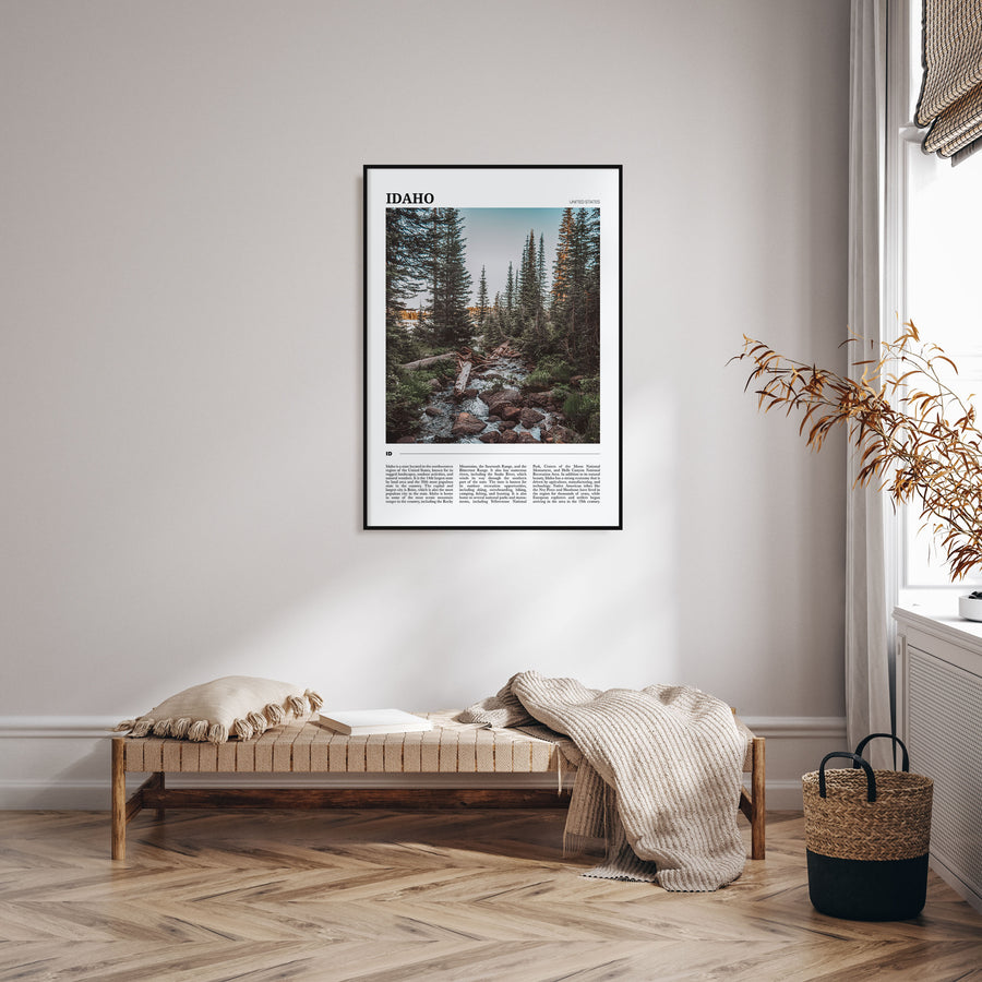 Idaho Travel Color No 1 Poster