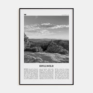 Idyllwild Travel B&W No 1 Poster