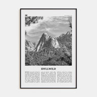 Idyllwild Travel B&W No 2 Poster