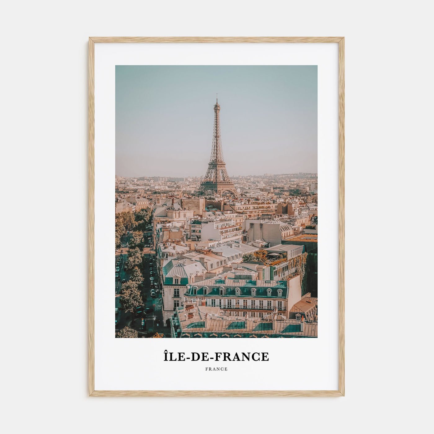 Île-de-France Portrait Color Poster