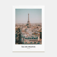 Île-de-France Portrait Color Poster