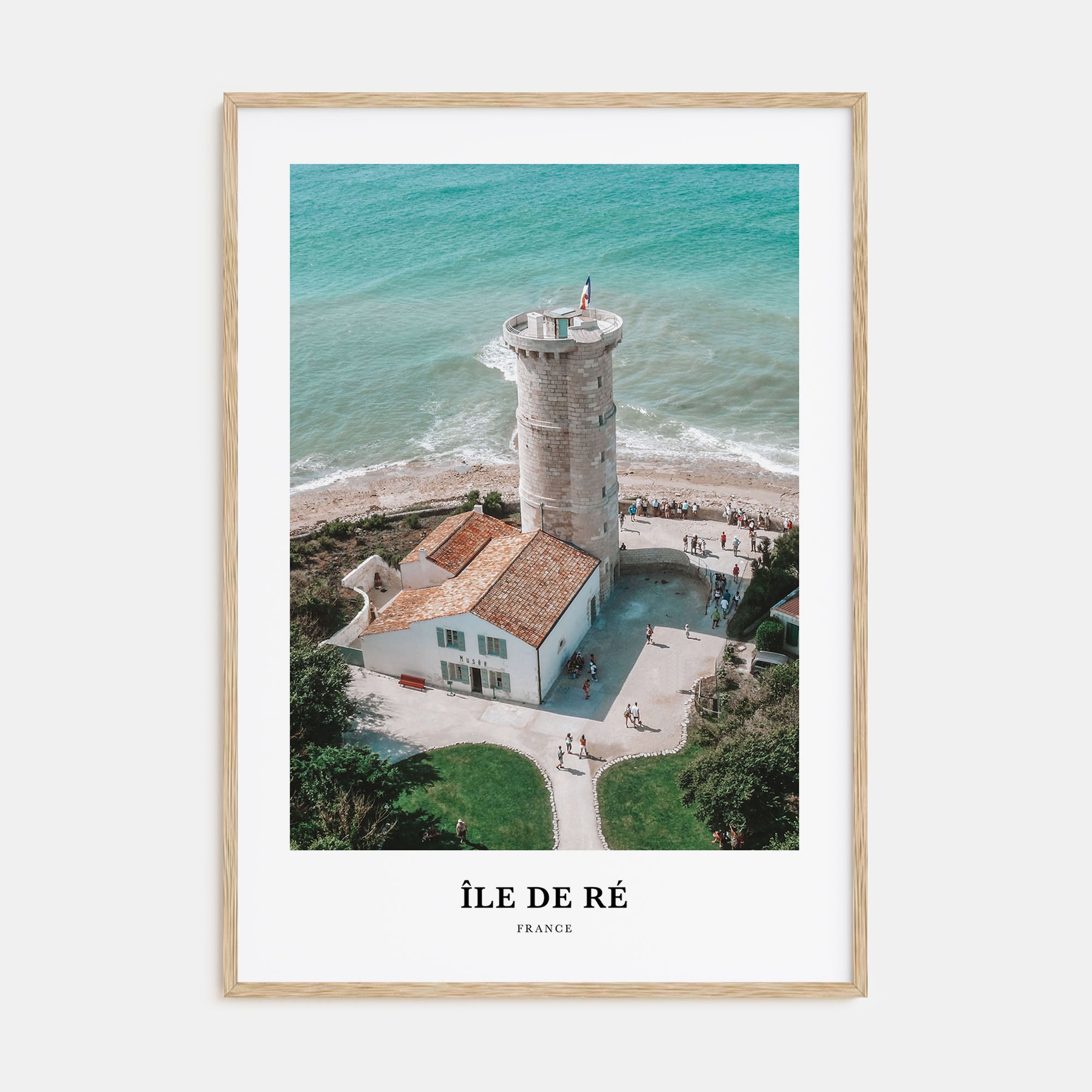 Île de Ré Portrait Color Poster