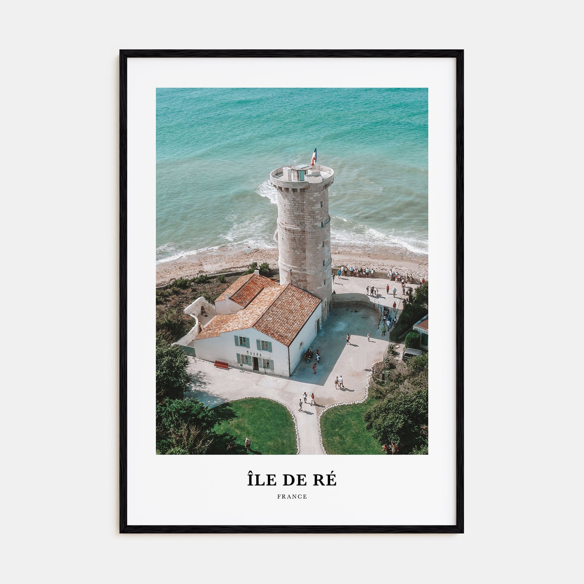 Île de Ré Portrait Color Poster