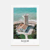 Île de Ré Portrait Color Poster