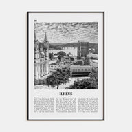 Ilheus Travel B&W Poster