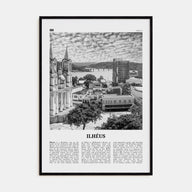 Ilheus Travel B&W Poster