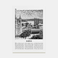 Ilheus Travel B&W Poster