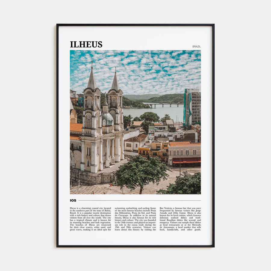 Ilheus Travel Color Poster