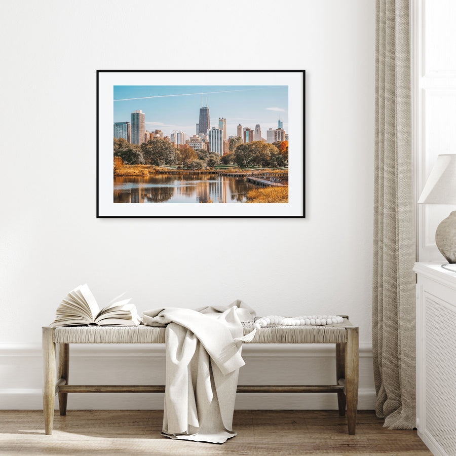 Illinois Landscape Color Poster