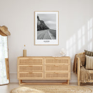 Illinois Portrait B&W No 2 Poster