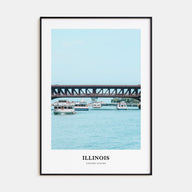 Illinois Portrait Color No 2 Poster