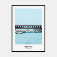 Illinois Portrait Color No 2 Poster