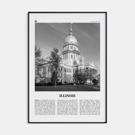 Illinois Travel B&W No 3 Poster